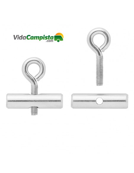 Tapón de riel de toldo conjunto de 2 piezas ProPlus Tapón de riel de toldo conjunto de 2 piezas ProPlus