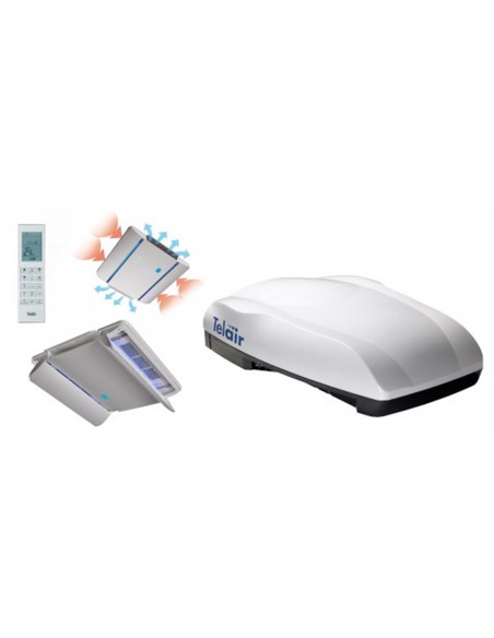 Telair Silent 8100H ar condicionado com bomba de calor!