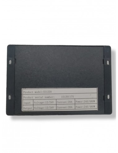 Regulador solar programable 12V y 20A