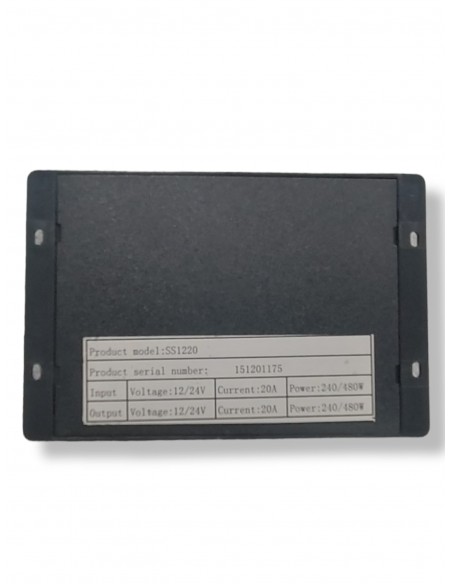Regulador solar programable 12V y 20A Regulador solar programable 12V y 20A