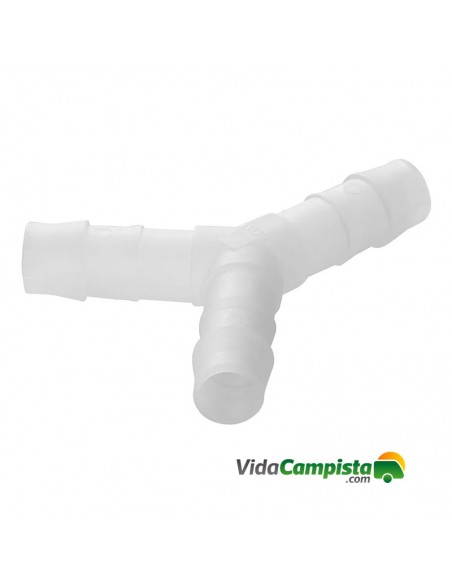 Parte in Y coda tubo 8 mm 2 pezzi in ProPlus bluff