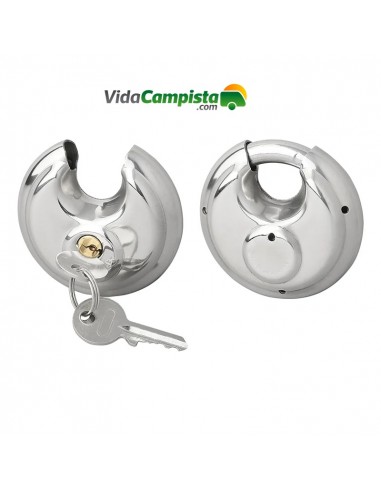 Candado de disco de 70mm, 2 piezas con llaves iguales ProPlus