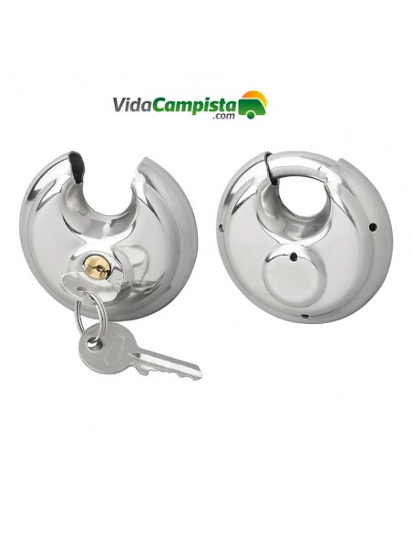 Candado de disco de 70mm, 2 piezas con llaves iguales ProPlus
