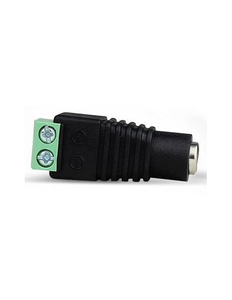 Conector Hembra DC 5,5mm a regleta Conector Hembra DC 5,5mm a regleta