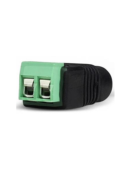 Conector Hembra DC 5,5mm a regleta Conector Hembra DC 5,5mm a regleta