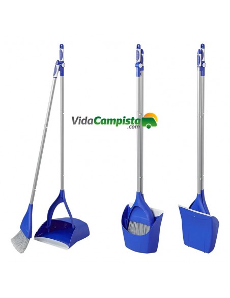 Cepillo y recogedor con mango ProPlus