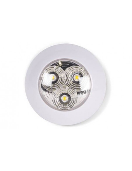 Ojo de buey plafón 3 LED kampa Ojo de buey plafón 3 LED kampa