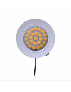 Ojo de buey plafón 24 LED luz calidad 12V Flush Mounted kampa