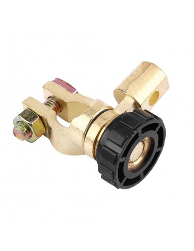 NEGATIVE battery terminal with round switch