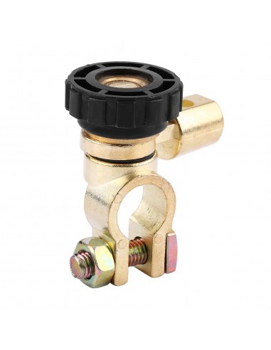 NEGATIVE battery terminal with round switch