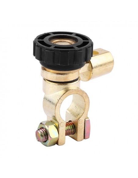 NEGATIVE battery terminal with round switch