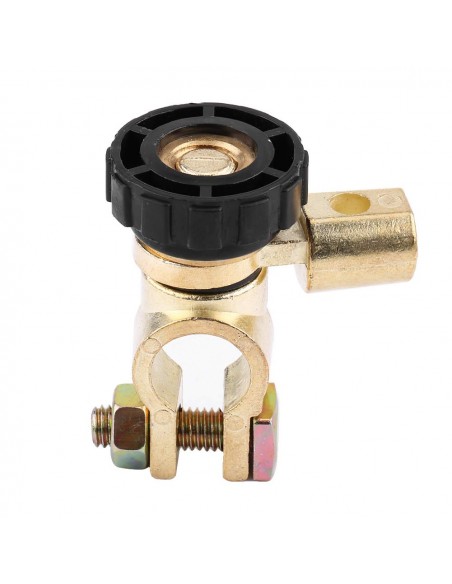 NEGATIVE battery terminal with round switch