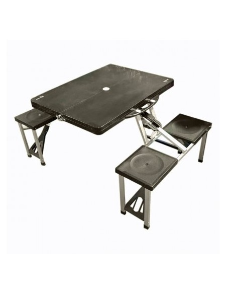KLAPPBARER PICKNICK-KOFFERTISCH FÜR 4 PERSONEN 9120001028