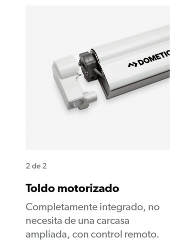 9103104443 Dometic Toldo cinza/branco 3,75 metros PerfectRoof PR 2500