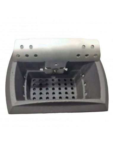 Braseiro com defletor traseiro interior 11kw Fogão a pellets piazzetta e Superior.