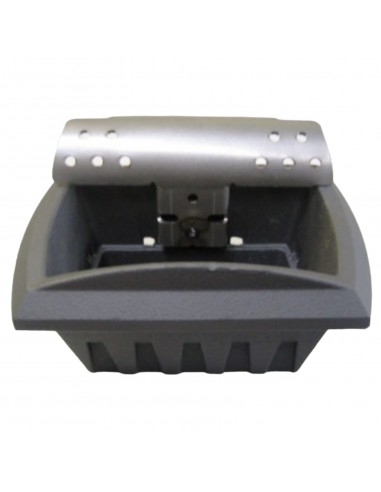 Brasero con deflector interior trasero 11kw Estufa pellet piazzetta y Superior.
