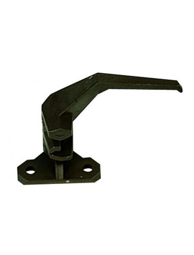 Plastic window lock without screws Brown