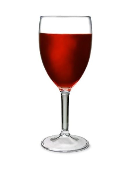 Bicchiere da vino globo in policarbonato 0,29 L x4 u.