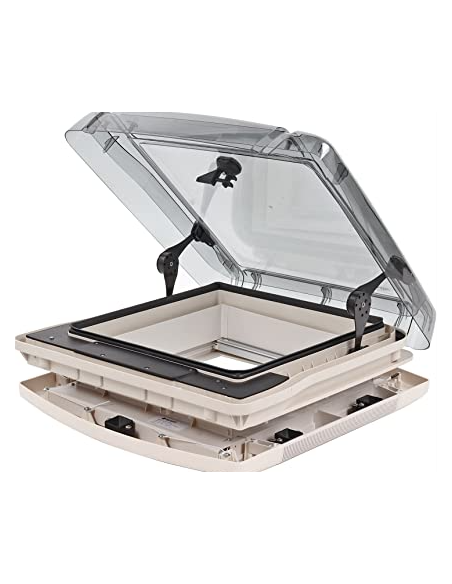 Claraboya Remis Variazione II 400 x 400 mm con manovella integrata