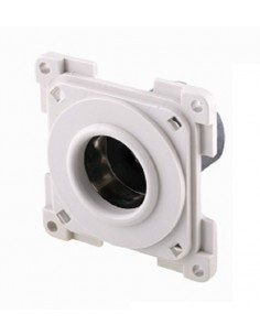 Toma para enchufe mechero grande empotrable 12v Blanco.