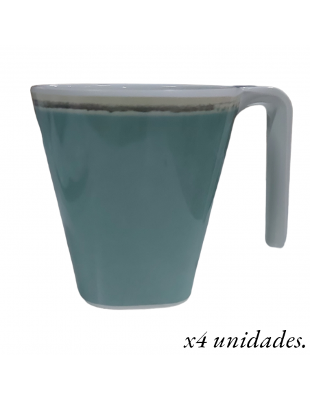 3T50000865 JUEGO DE 4 TAZAS APILABLES TIFFANY