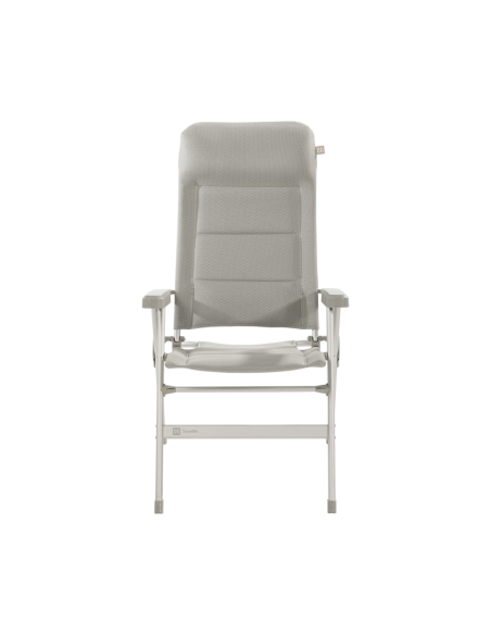 Silla plegable de aluminio Travellife Barletta gris claro Recliner Comfort L Silla plegable de aluminio Travellife Barletta gris claro Recliner Comfort L