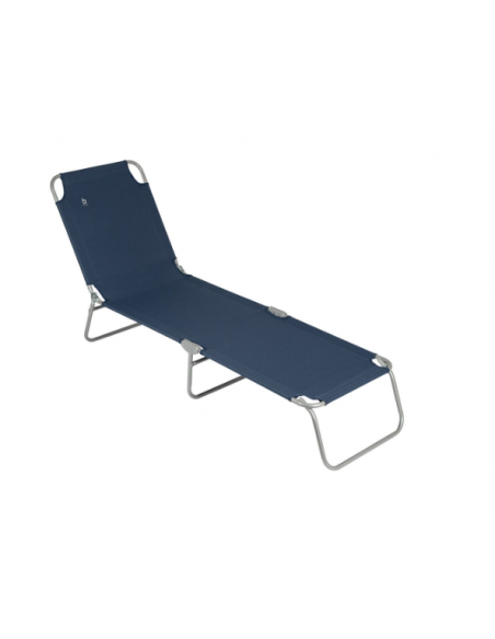 Tumbona plegable Azul Bo-Camp