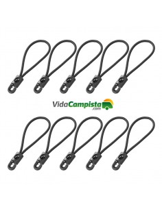 Tensor elástico con gancho de plástico pack 10 und ProPlus