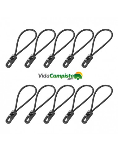 Tensor elástico con gancho de plástico pack 10 und ProPlus