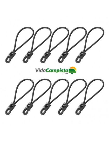 Tendica elastico con gancio in plastica 10 und ProPlus