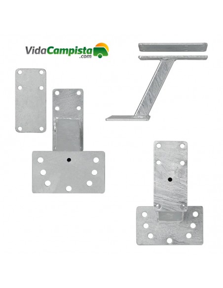 Soporte de rueda de repuesto con placa de montaje ProPlus