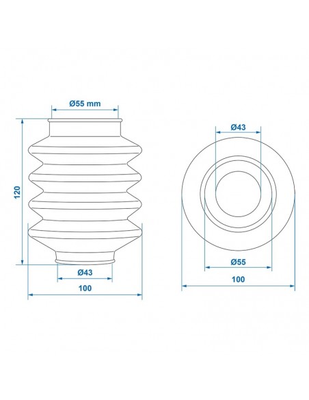 Soffietto in gomma per ammortizzatore ProPlus Soffietto in gomma per ammortizzatore ProPlus