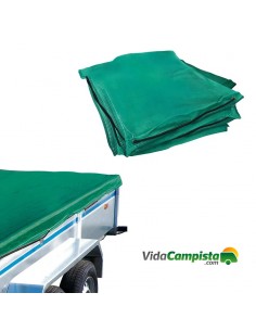 Red de malla fina para remolque 1,60x2,50M con cuerda elástica ProPlus