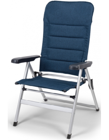 Silla plegable Confort Málaga azul marino
