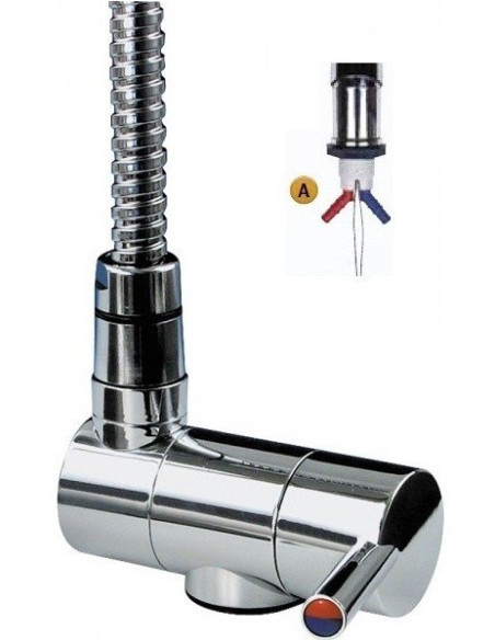 Mitigeur monocommande pour flexible de douche