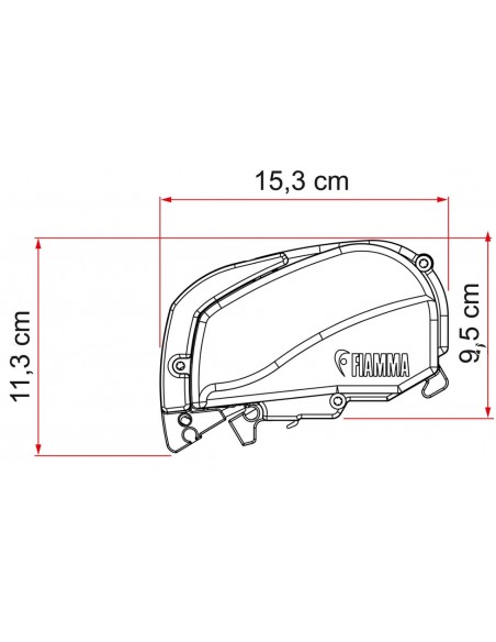 F80S Tetto nero profondo 4 metri Fiamma