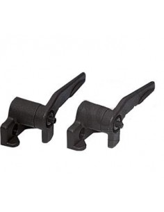 Window lock with button