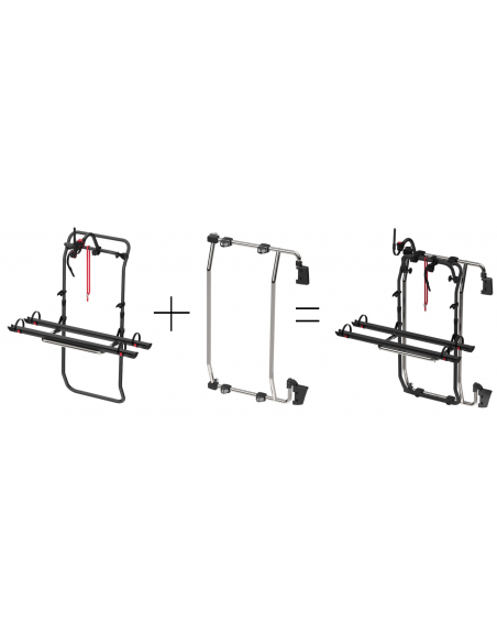 Bicicletta da trasporto Frame Deep Black + Frame Ducato Frame Kit 2006-2023