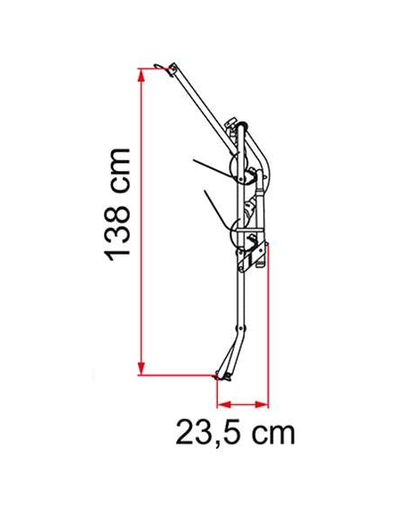 Carry Bike VW T4 Single Gate Bike Rack