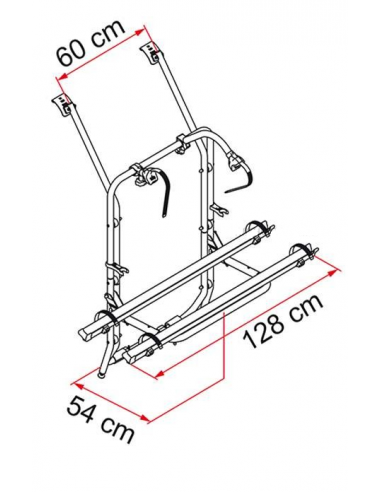 Carry Bike VW T4 Single Gate Bike Rack