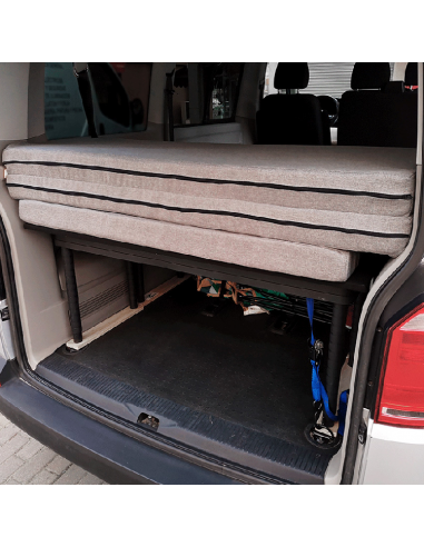 Colchón plegable para volkswagen T5 y T6 Transporter, Multivan, Caravelle y California Beach