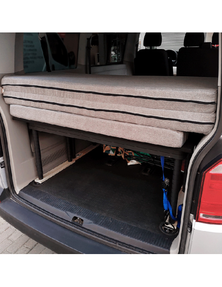 Colchón plegable para volkswagen T5 y T6 Transporter, Multivan, Caravelle y California Beach Colchón plegable para volkswagen T5 y T6 Transporter, Multivan, Caravelle y California Beach