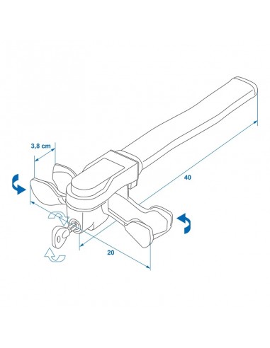 Serratura di sicurezza del conducente per il veicolo Proplus