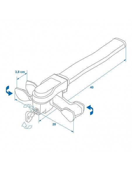 Serratura di sicurezza del conducente per il veicolo Proplus