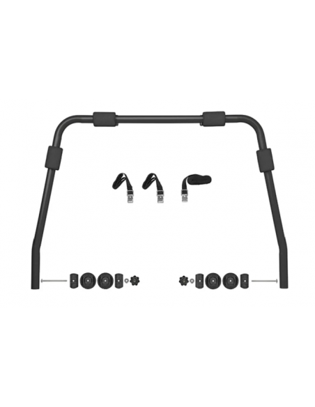 Bike rack for caravan trailer black