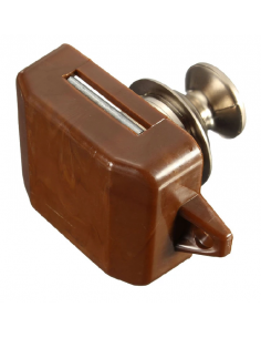 Cerradura y tirador de muebles Marrón
