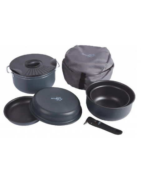 Set batterie da cucina con 7 pezzi.Bo-Camp Set batterie da cucina con 7 pezzi.Bo-Camp