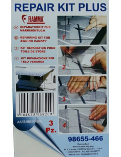 Kit de reparación para lona, toldo y tejido Privacy Fiamma