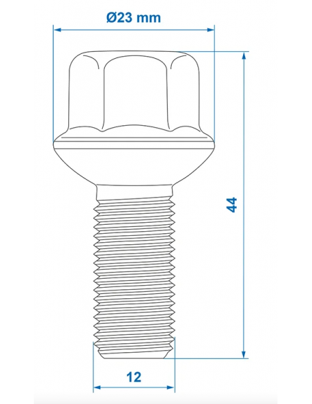 Wheel bolt M12x1.5 set of 5 pieces