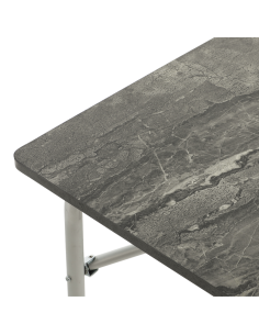 Mesa confort Travellife Sorrento gris oscuro 80 x 60cm
